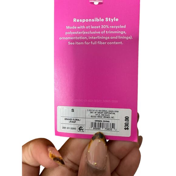 New with Tags Target Tabitha Brown Polka Dot Swim Coverup Duster Size Small - Picture 4 of 12